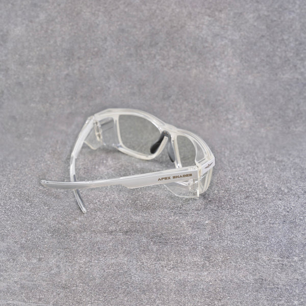 White frame Clear lens