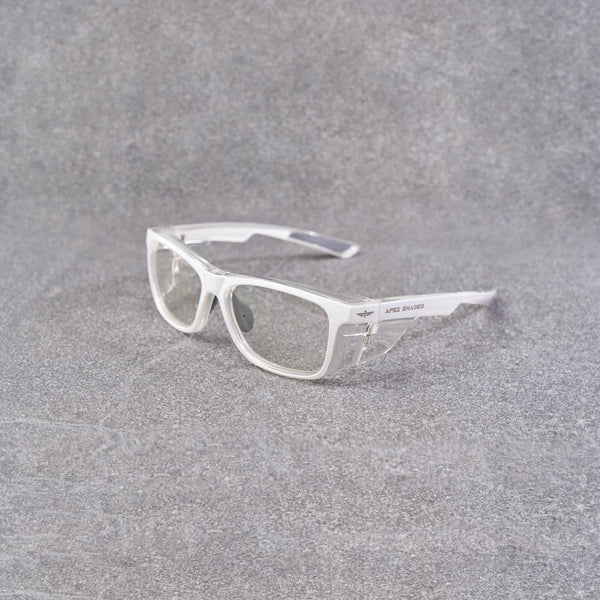 White frame Clear lens