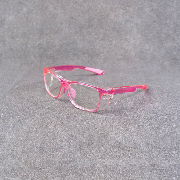 Pink frame Clear lens